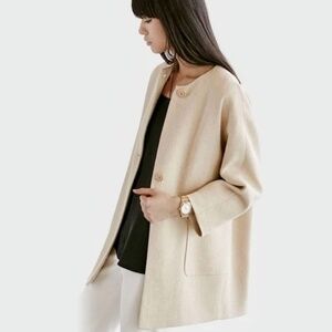 Massimo Dutti Linen Blend Jacket